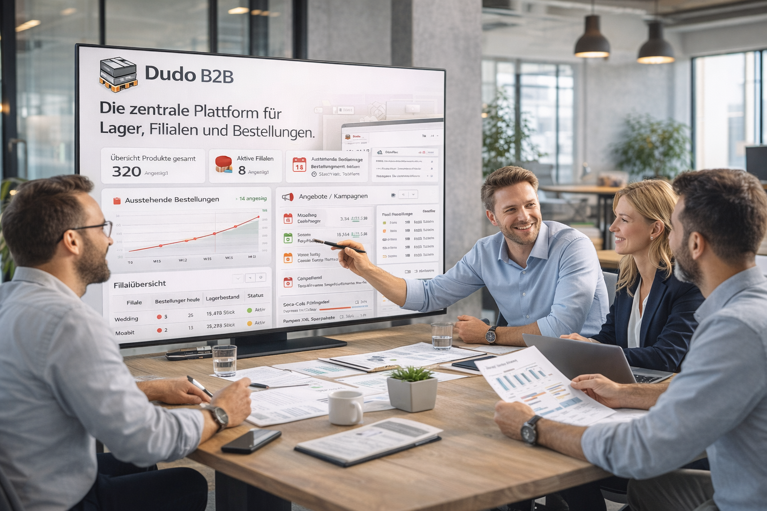 Dudo B2B Plattform – Digitale Bestands- und Bestellverwaltung